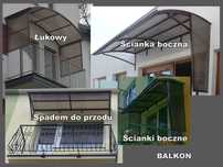 Daszek nad balkon, drzwi, pompa ciepła