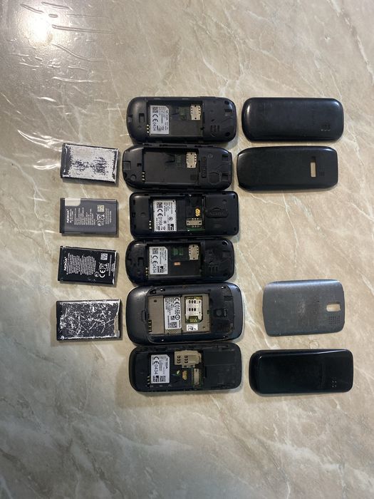 Комплект телефонів бабушкофони робочі / не робочі з акумулятором / без