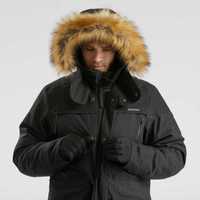 Parka QUECHUA SH500 U-WARM Homen preto