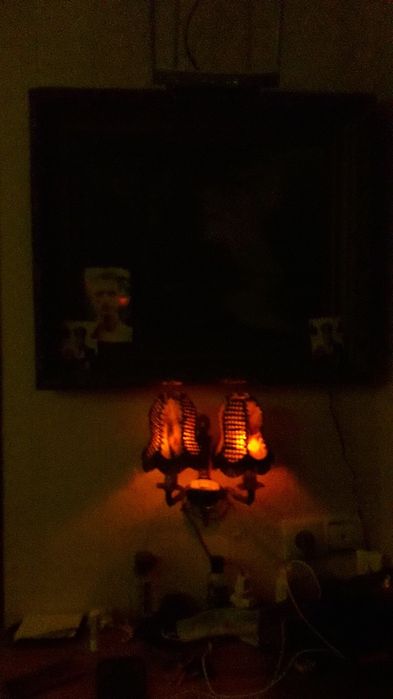 Світильник шкіряний