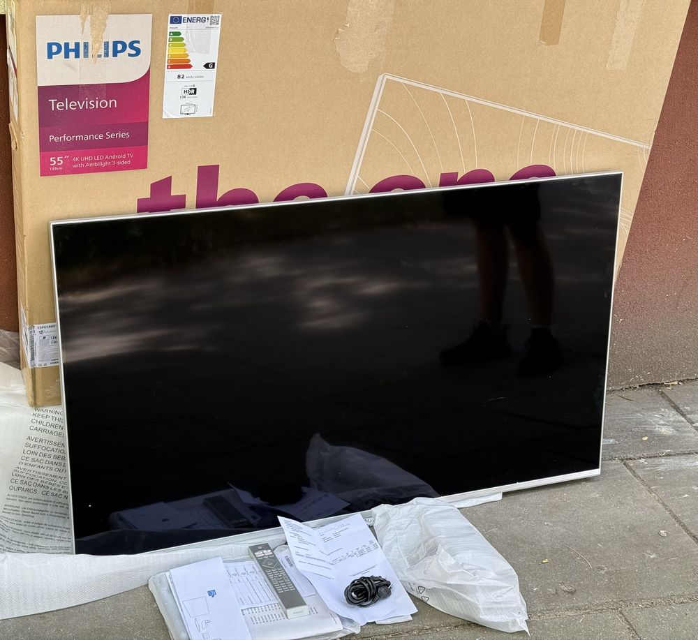Na Gwarancj. Telewizor Philips 55PUS8807/12 55" 4K 120Hz Android TV