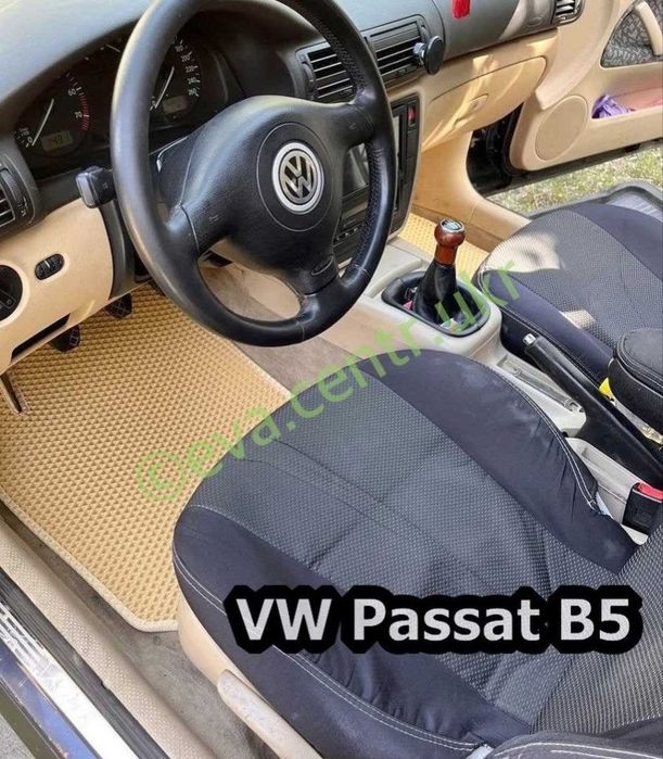 ЕВА EVA ЄВА Коврики в авто Volkswagen Golf Passat Tiguan Touran Caddy