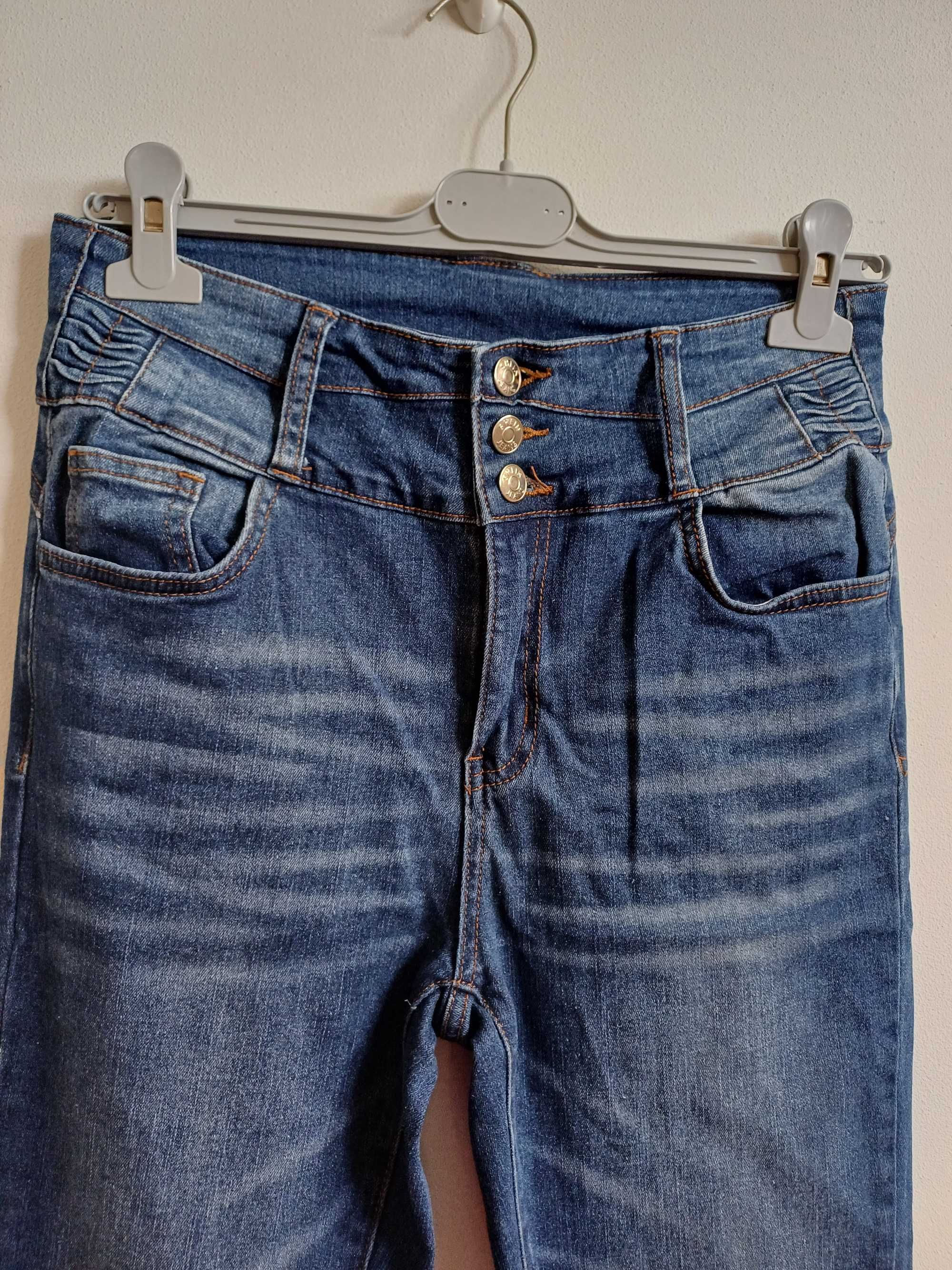 Spodnie jeansy, dżinsy rurki damskie r. M/L