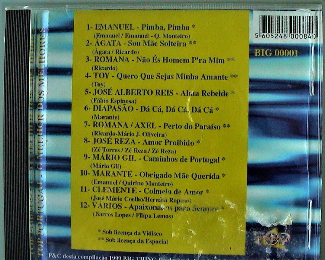 cds Música ligeira-Fado-Tunas - O Preço é de cada um dos 7 cds..