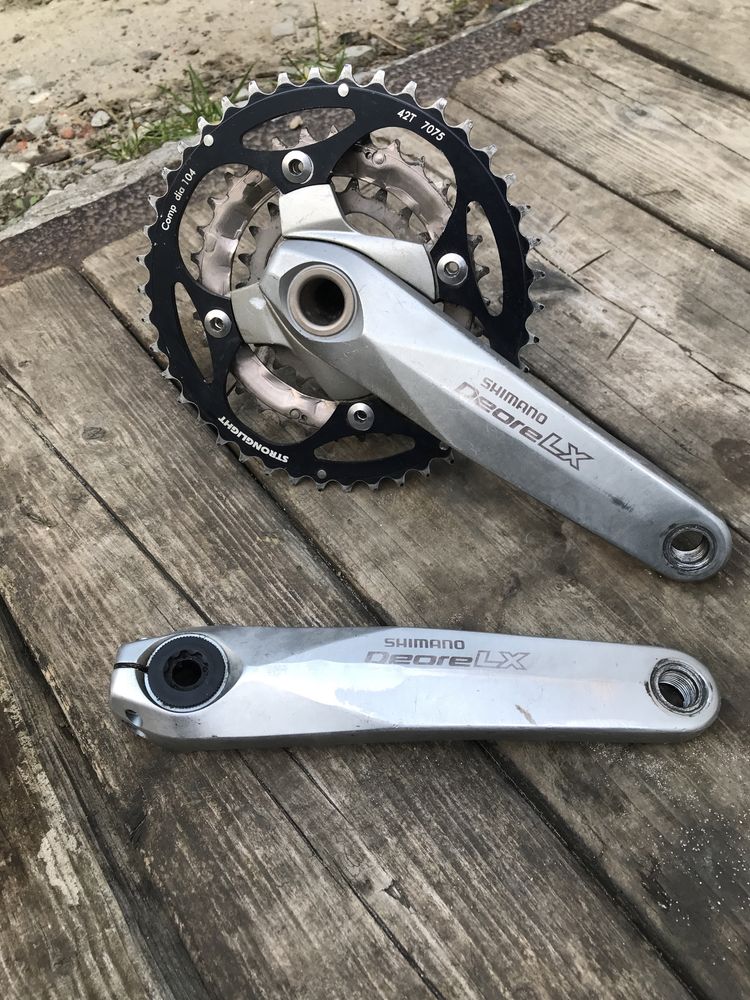 Велосипедні шатуни Deore XT/Deore LX 175mm