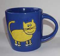 Kubek ceramiczny z kotem
