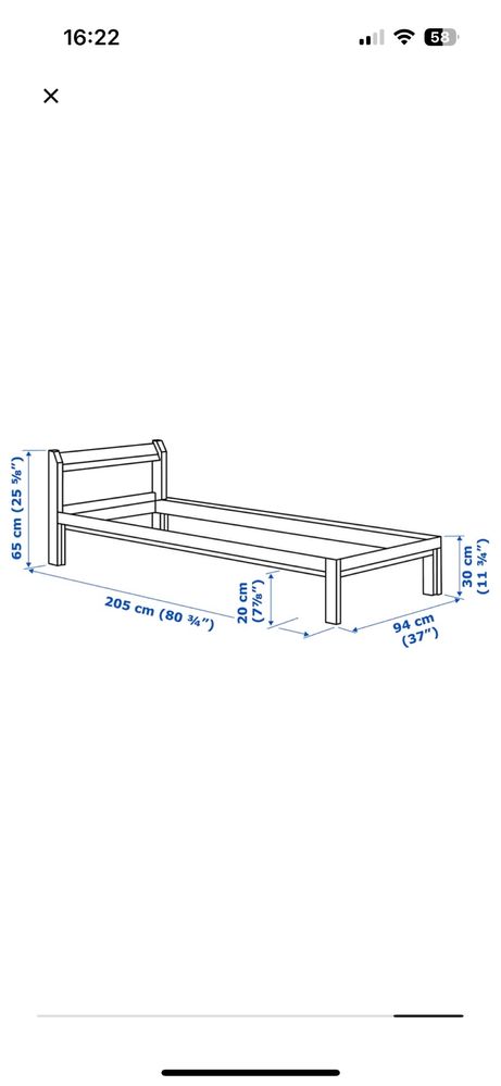 Cama+estrado+colchao IKEA NOVO
