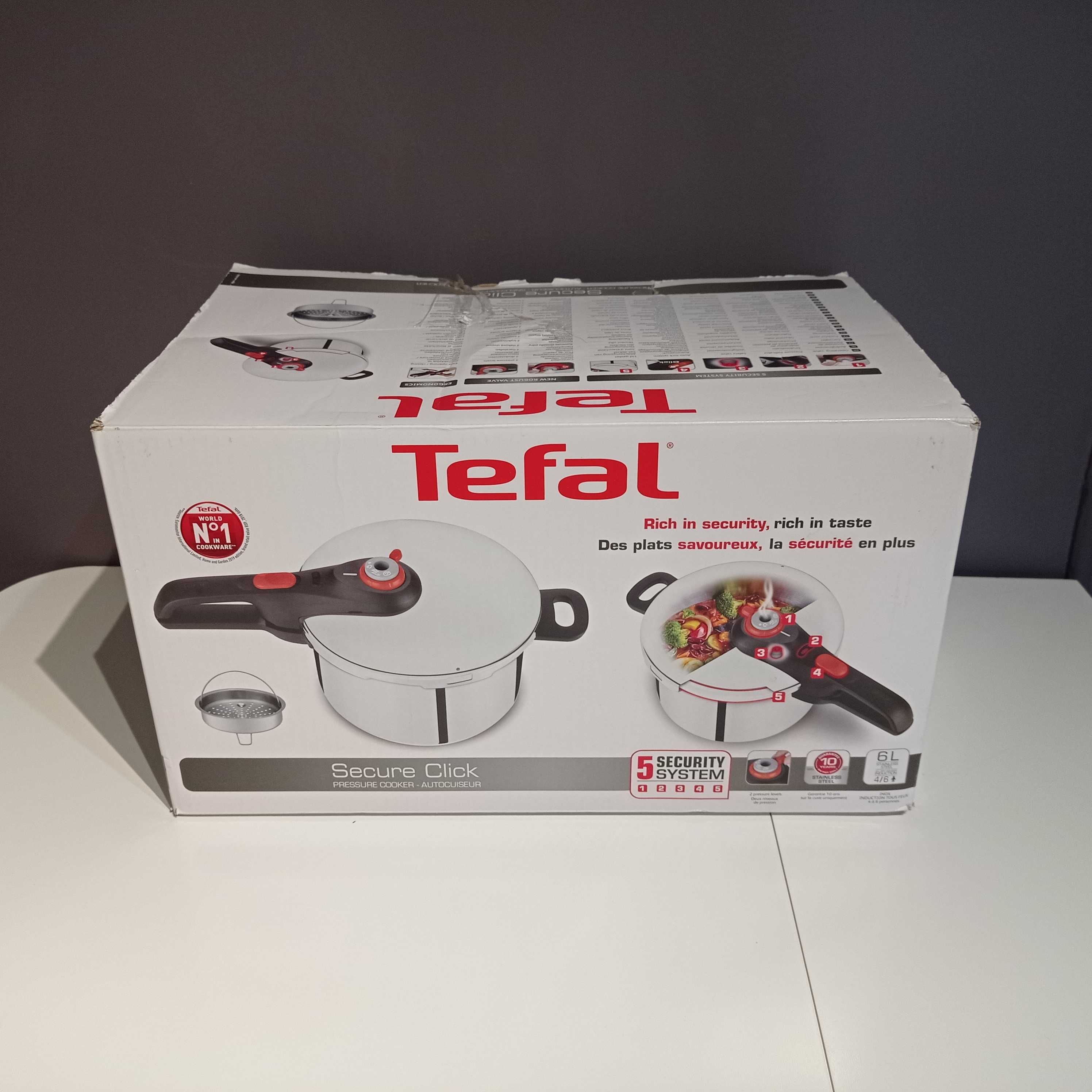 Szybkowar Tefal secure click 6 l