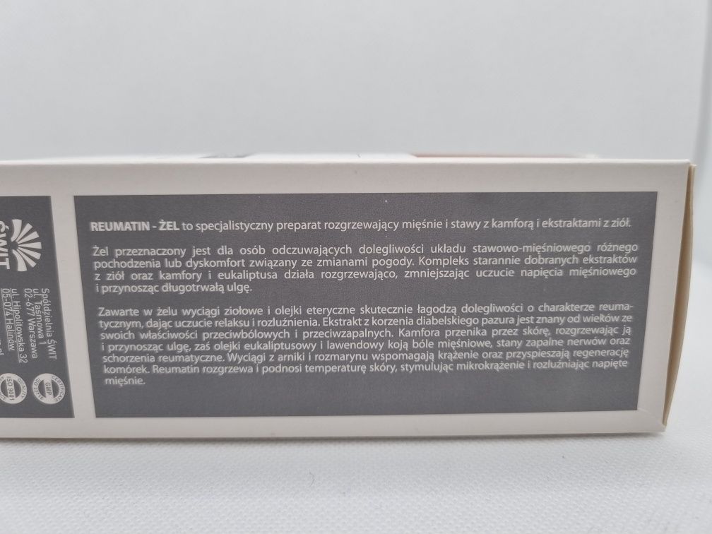 ŚWIT PHARMA Reumatin żel rozgrzewający 150 ml