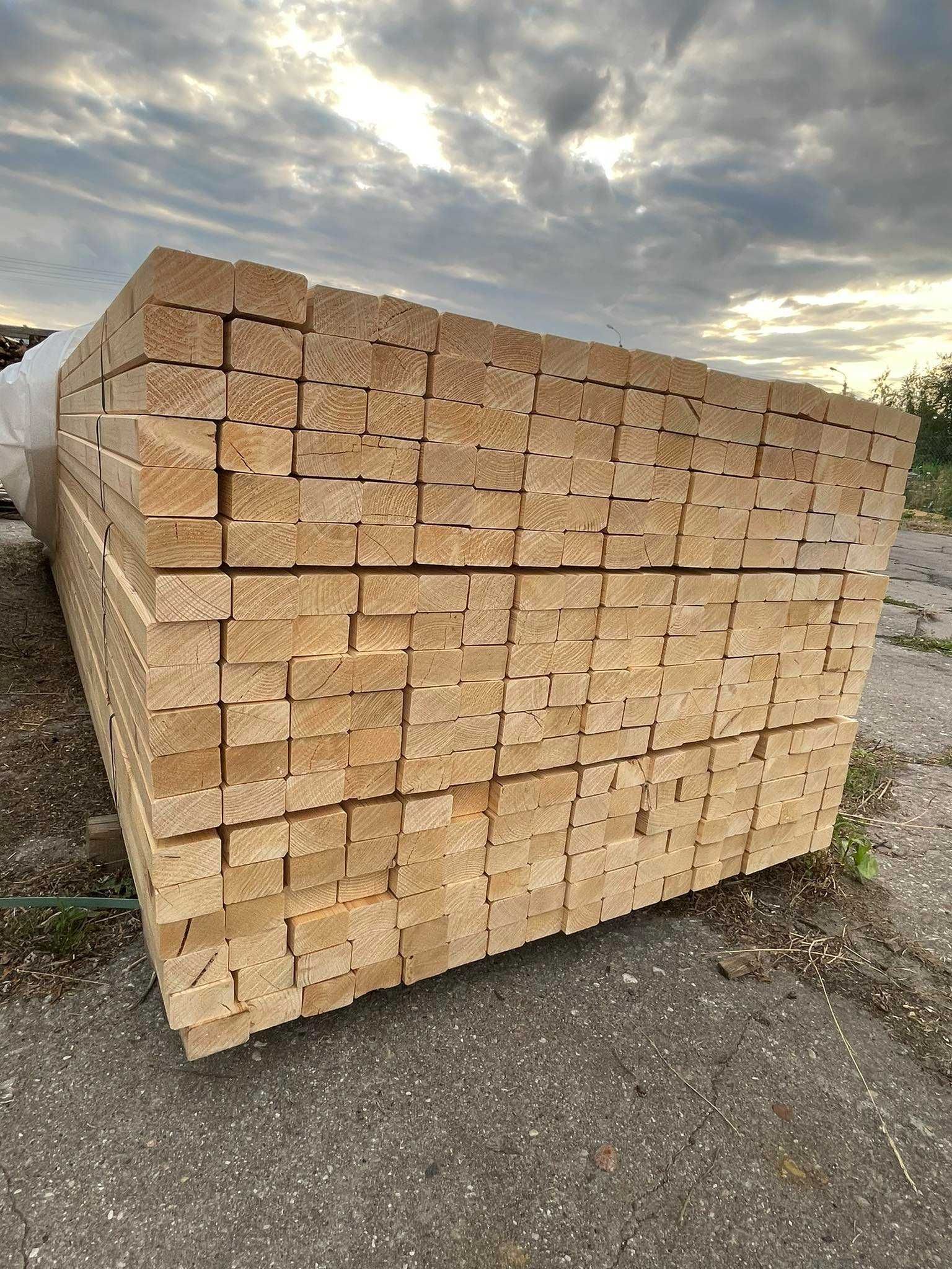 ŁATA 6X4 Drewno suche KVH-C24 ,  Luboń POLAK-DREWNO