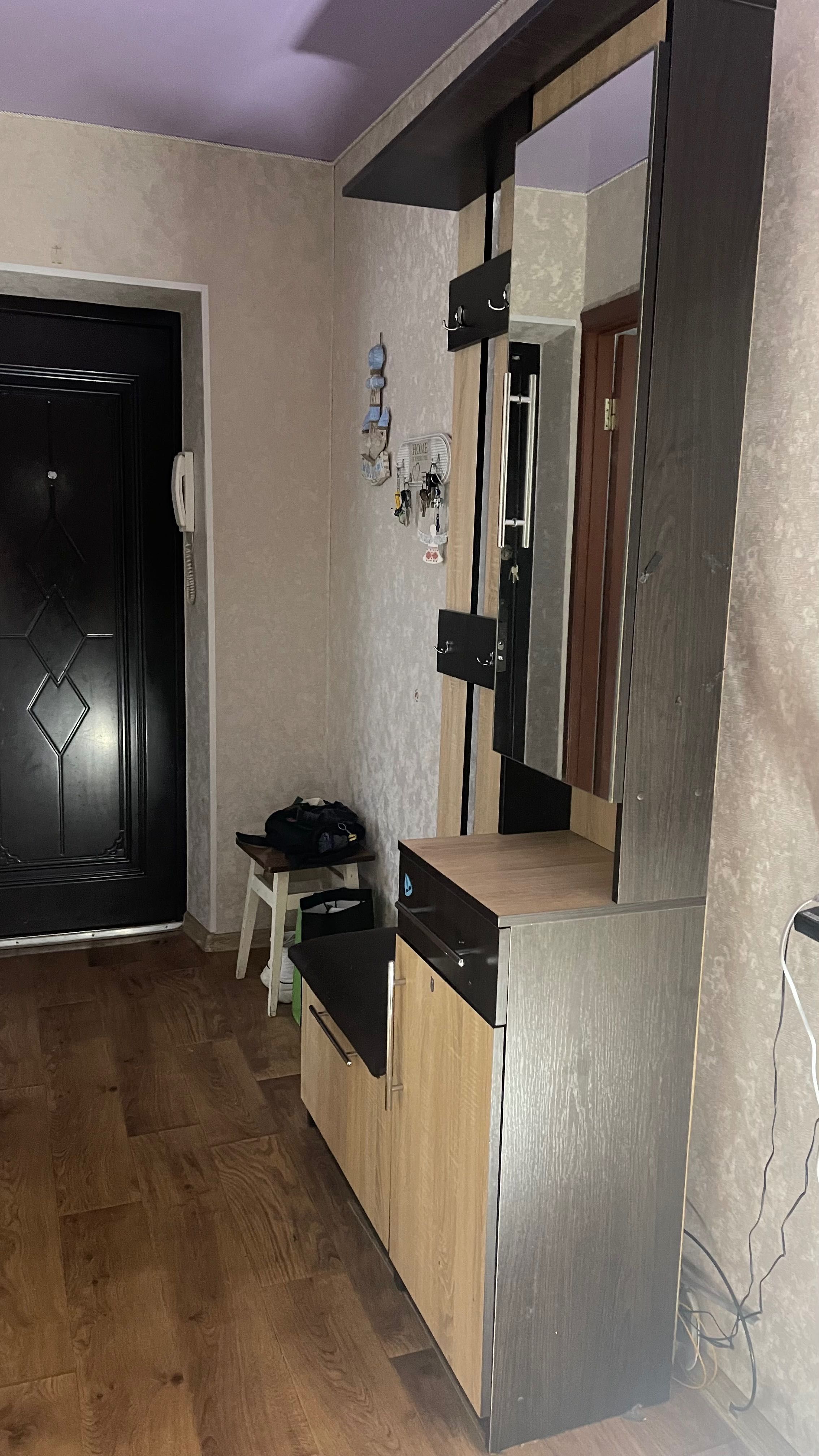 Відкрита шафа в коридор, прихожка