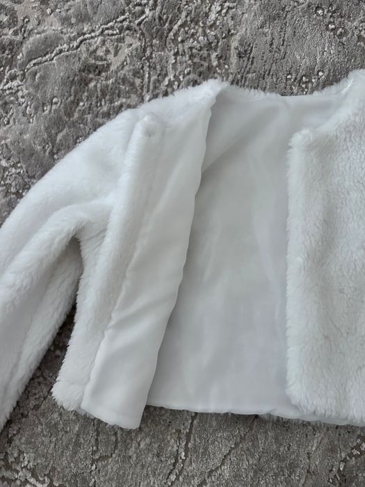 Białe bolerko do ślubu + welon gratis