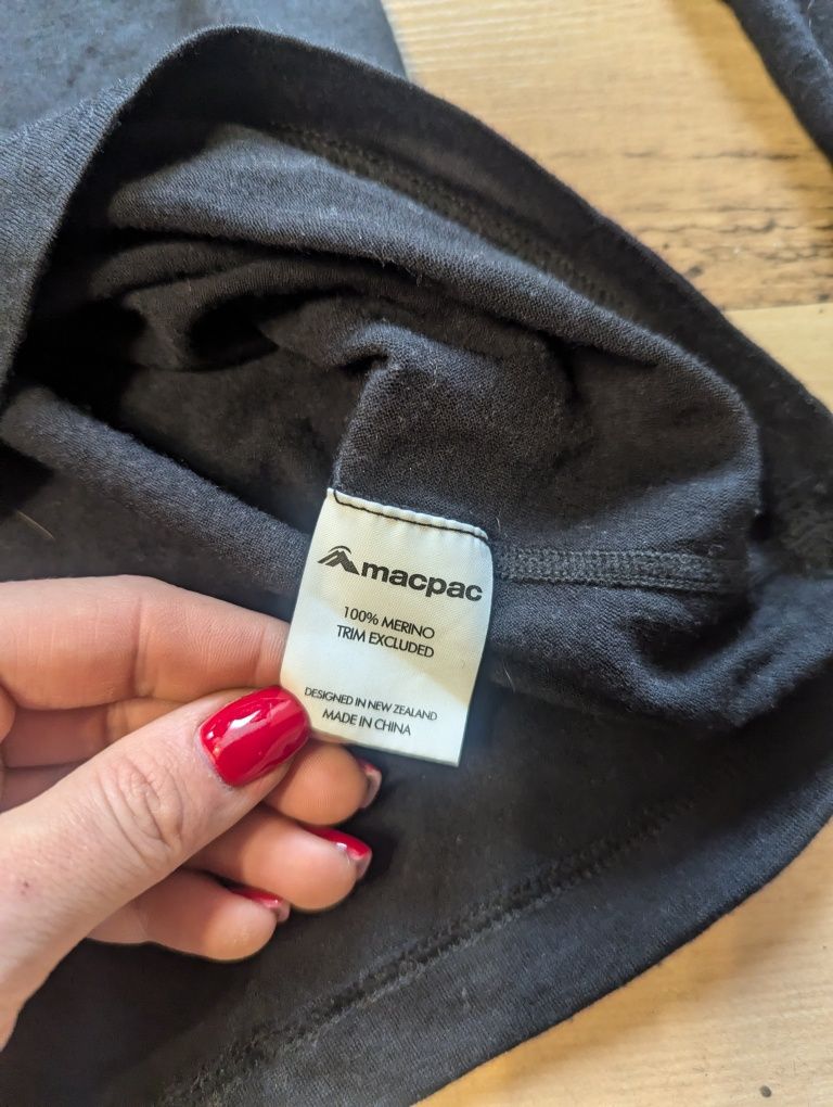 Koszulka baselayer damska merino wool Macpac S 36