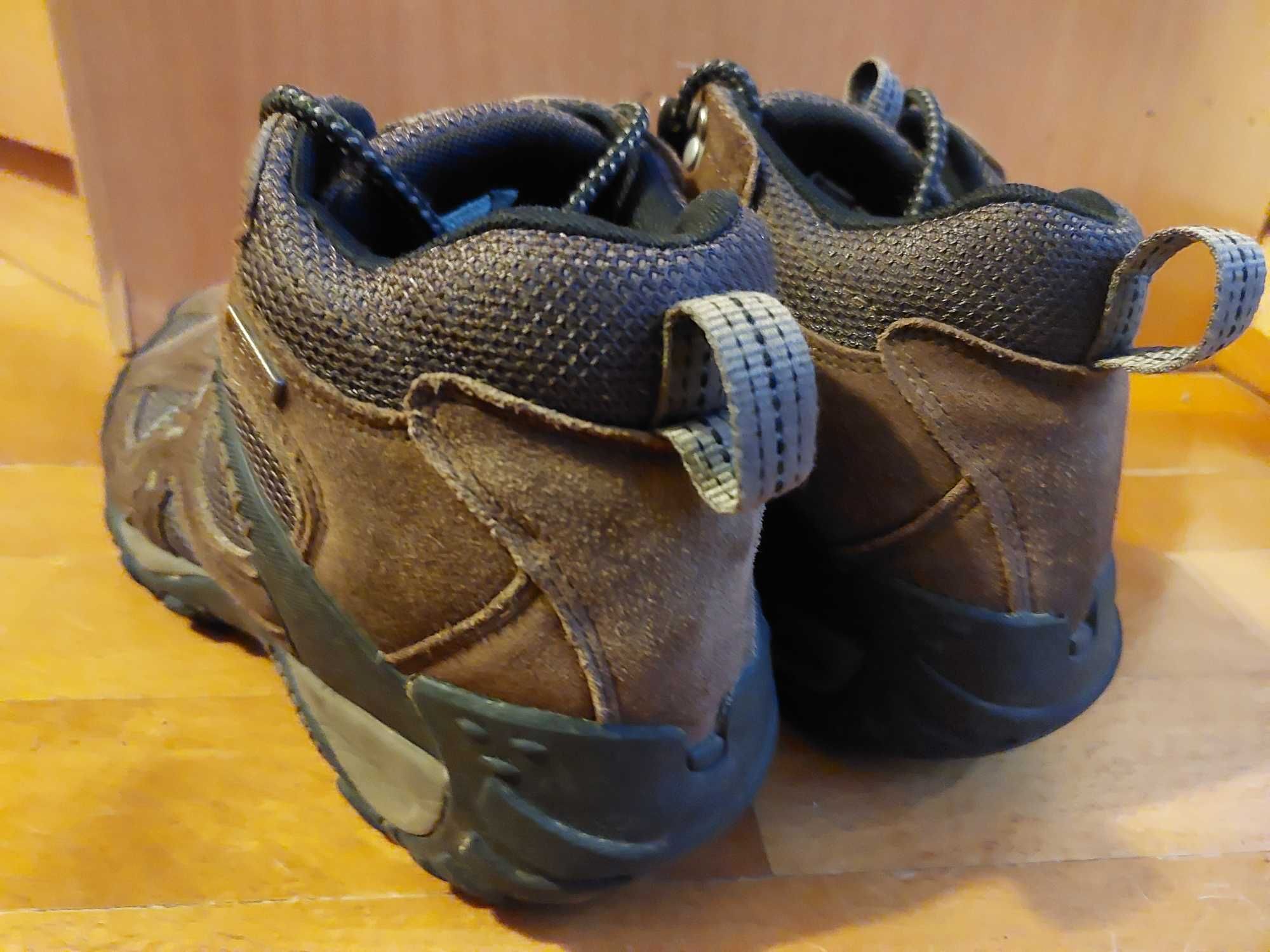 Ténis Botas Merrel 7 M - Número 40 - Castanhos e Azul Claro