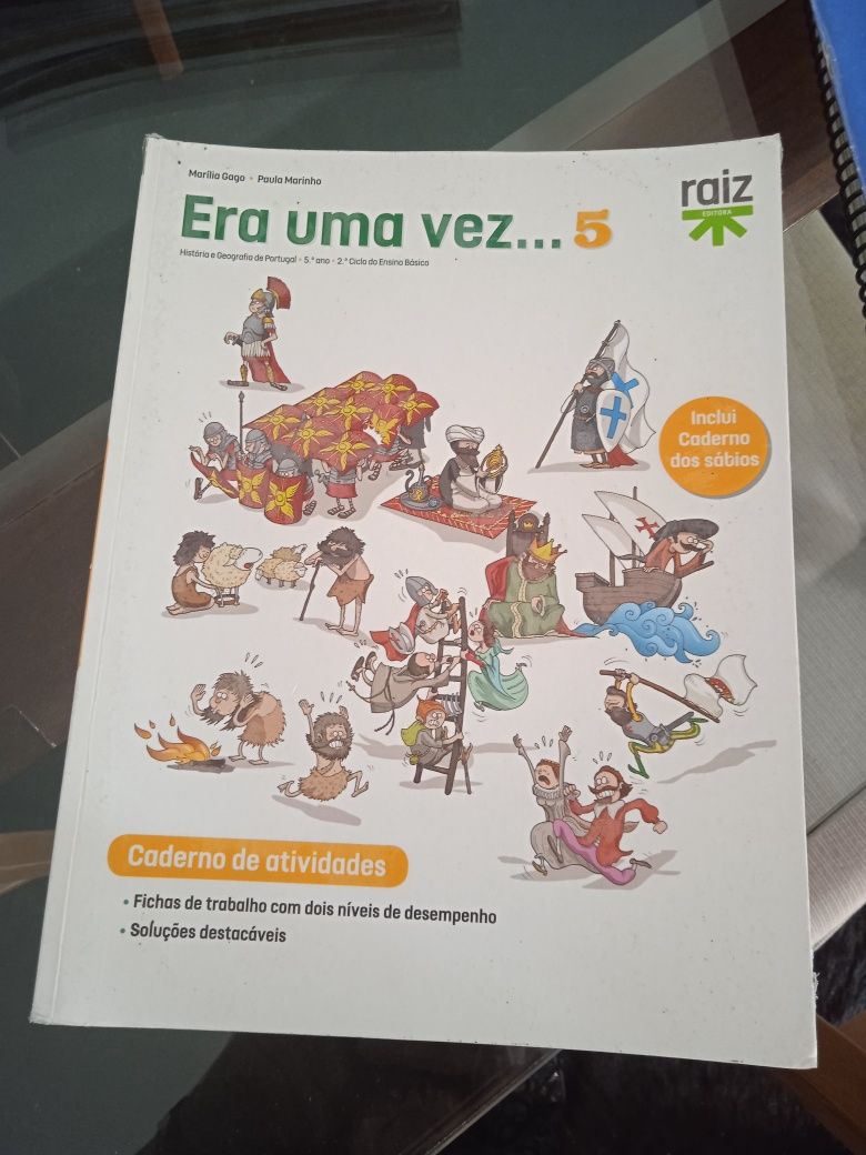 Livros de atividades do 5 ano 1,99€ cada