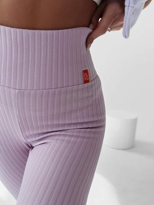 Legginsy damskie OLAVOGA DEBRA S M neon pomarańcz czarne lila beżowe