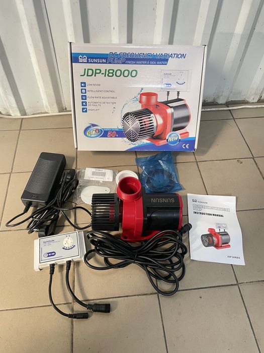 Донный Насос с регулятором частоты SunSun JDP-18000 для пруда, водоёма