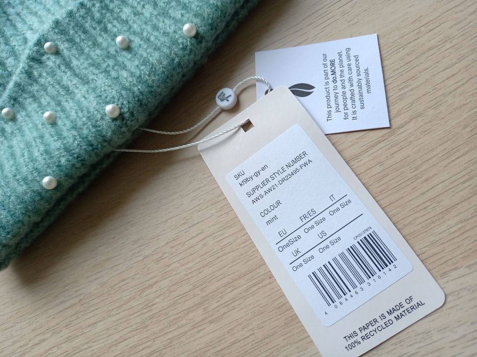 Nowa czapka Anna Field - miętowa