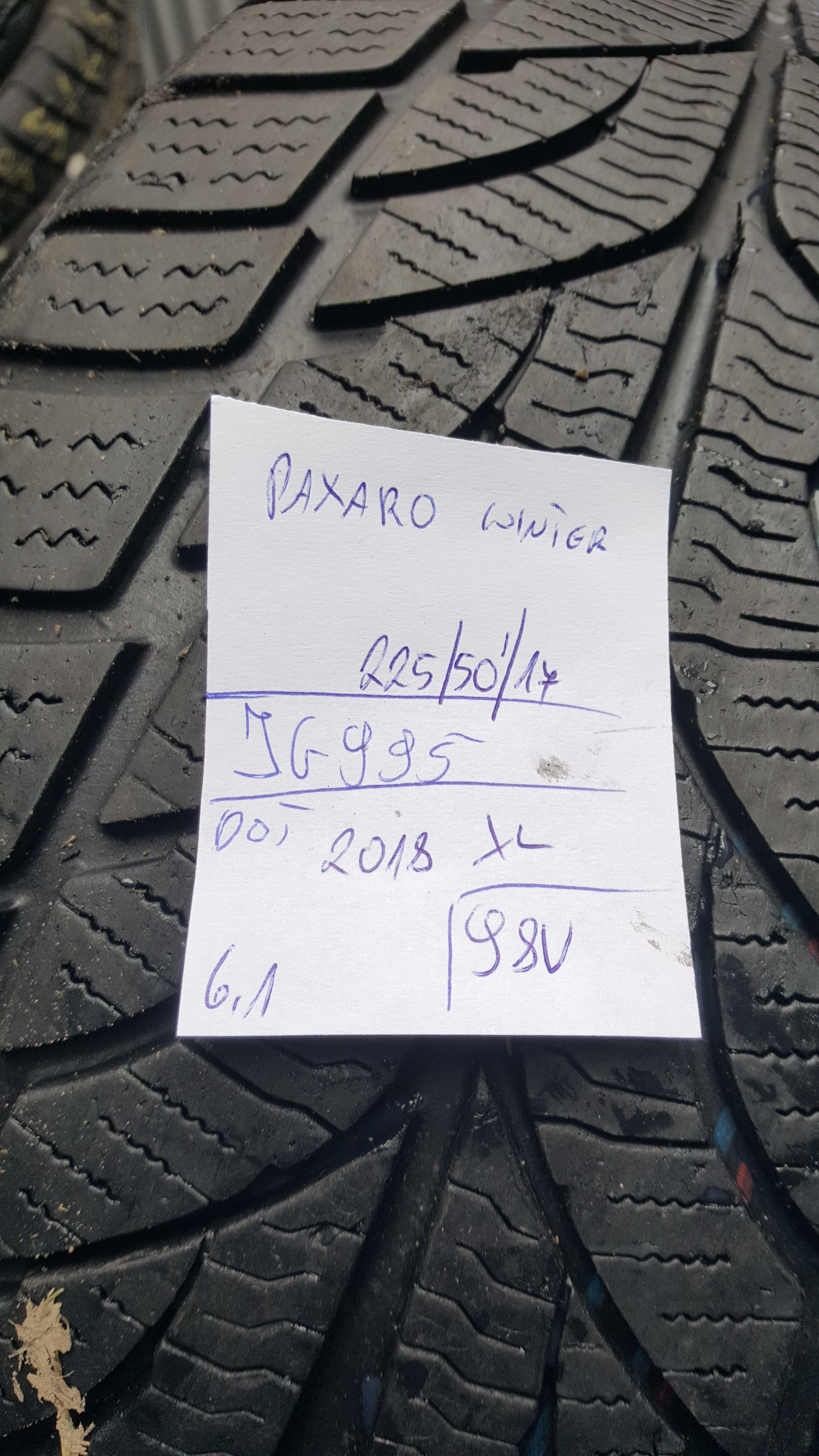 Paxaro 225/50 r17 Winter XL /// 6,1mm!!! wysyłka GRATIS