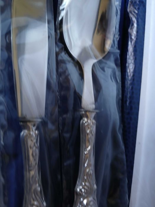 Talheres Prata Criança Modelo D. João V, novos com estojo