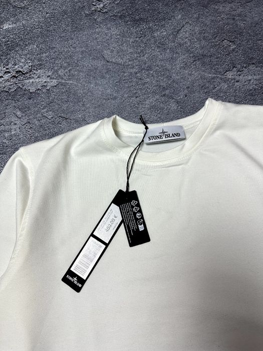 Білий світшот Stone Island | Аунтефік ОЛХ ДОСТАВКОЮ!