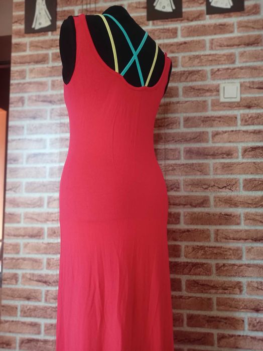 Maksi długa sukienka na lato