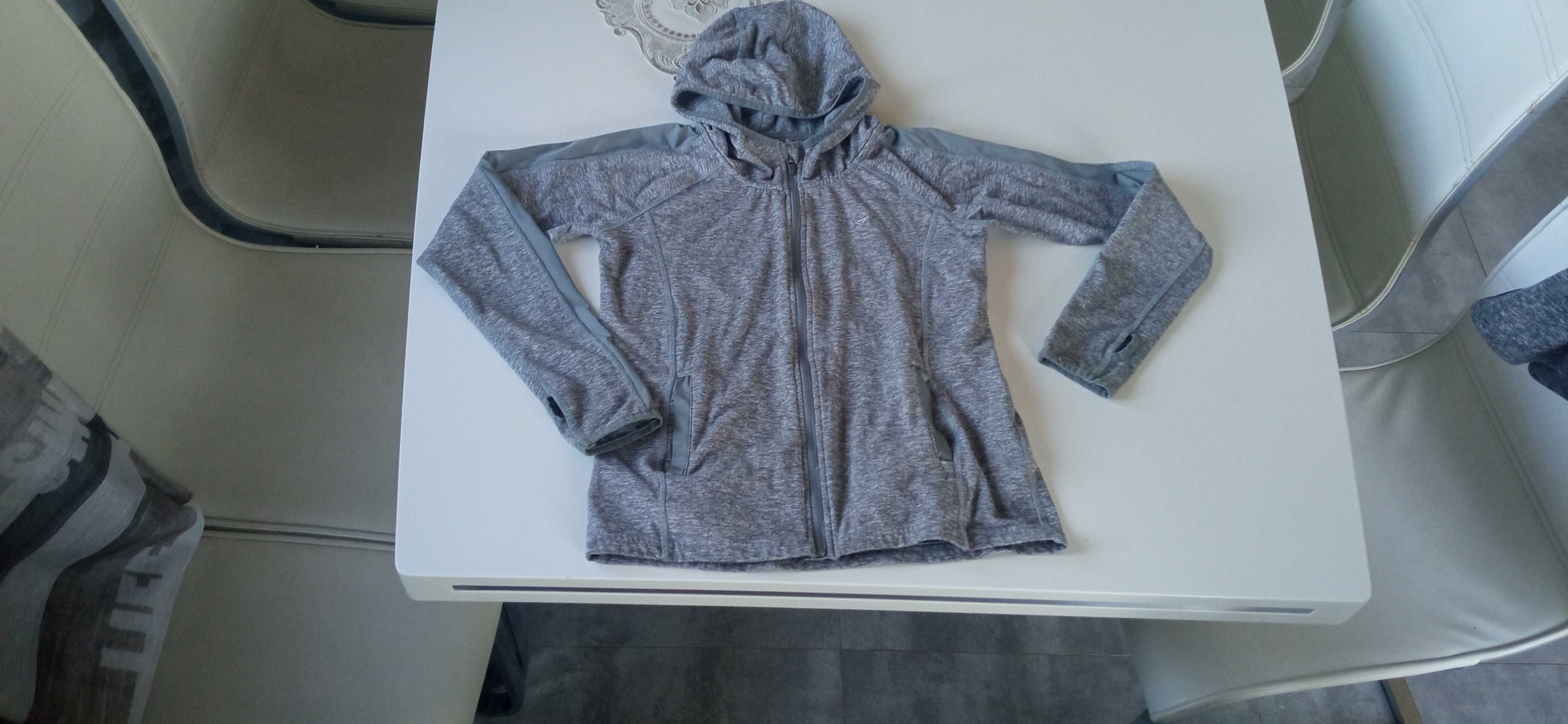 Bluza sportowa Primark z kapturem 11/12 lat 152 szara