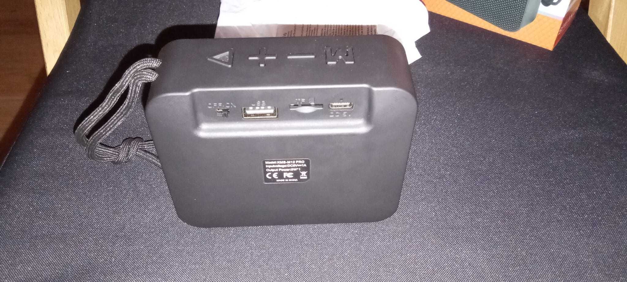 Coluna Bluetooth KIMISO-M12 PRO (Tem Rádio)