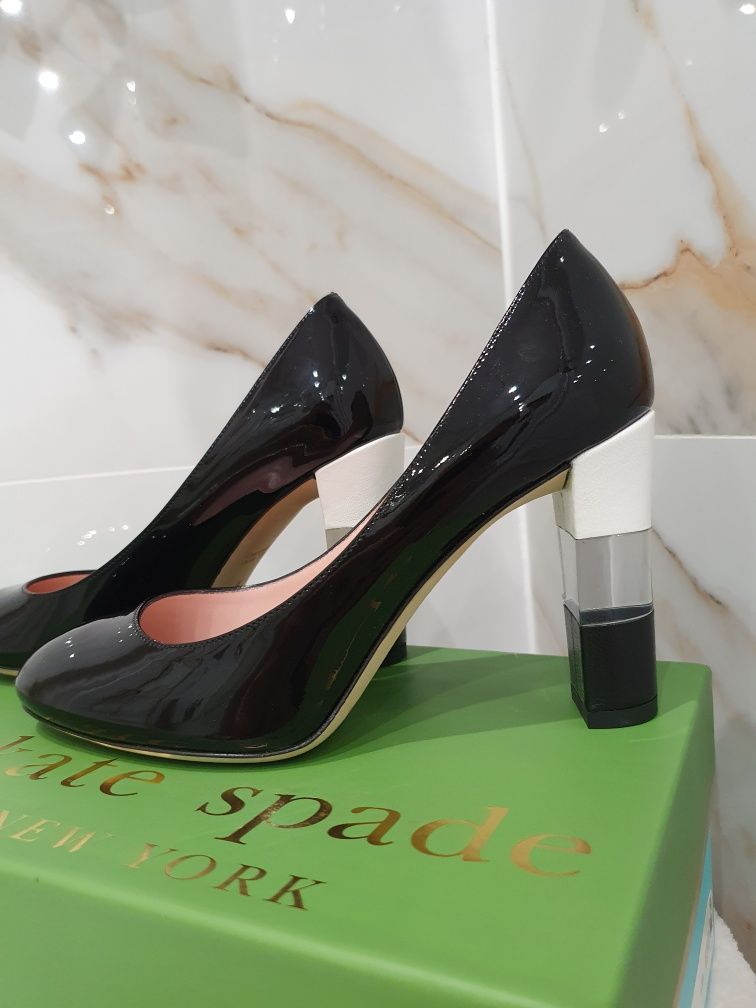 Kate Spade nowe buty czółenka na obcasie Bianca 36 skóra