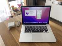 Zadbany Apple MacBook Pro retina 15” i7 512GB 16GB ram bateria 85%