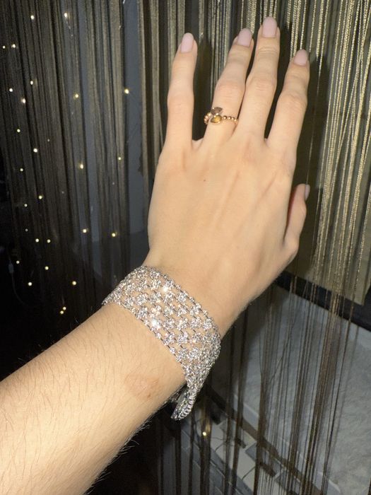 Новий посріблений браслет