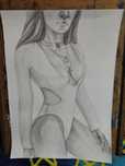 Рисунок карандашом, портрет
