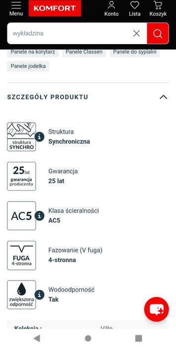 Panele Jodełka Classen 7,08m2