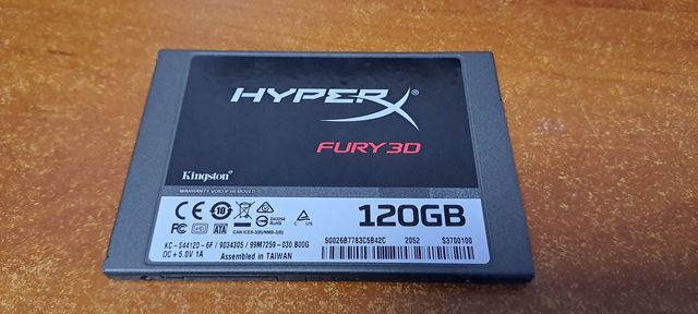 SSD накопитель HyperX Fury 3D 120GB