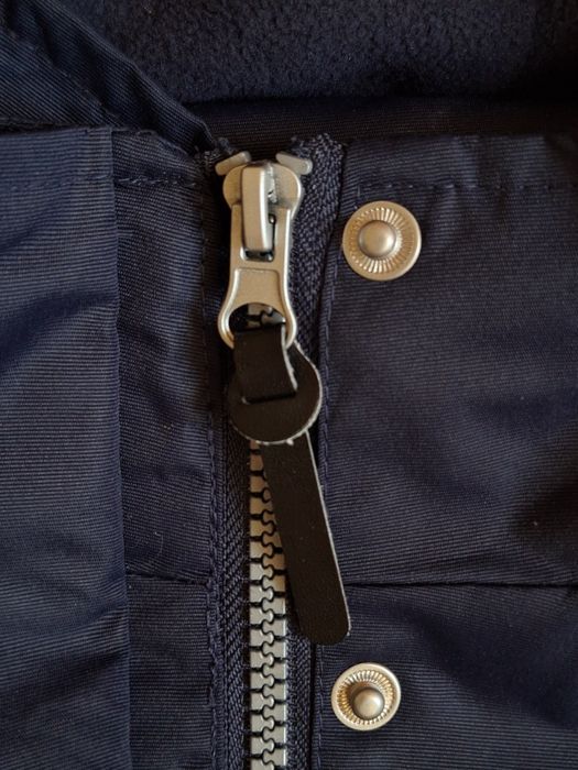 Cotton XL / XXL Kurtka parka zimowa damska – granatowa,kaptur, casual