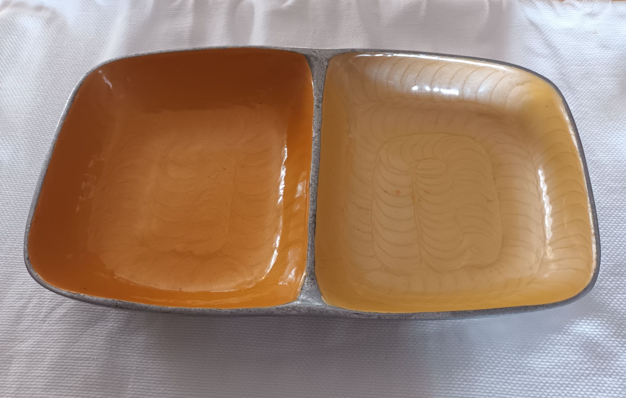 Taça retangular em duas cores