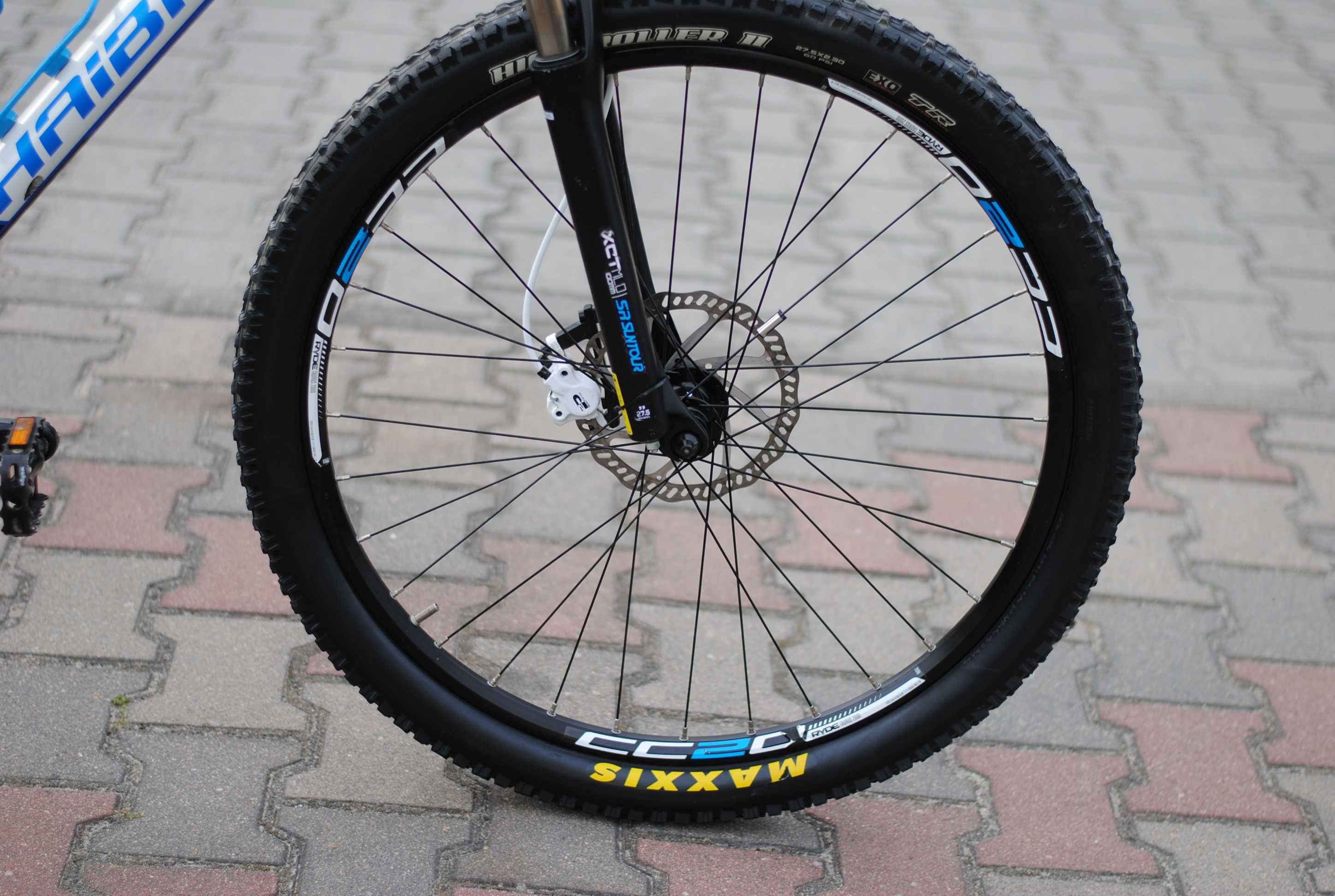 Górski rower MTB haibike attack sl osprzet shimano hydraulika tarcze