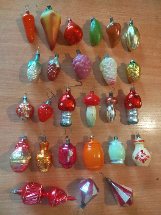 Ёлочные игрушки 40-60х годов прошлого века