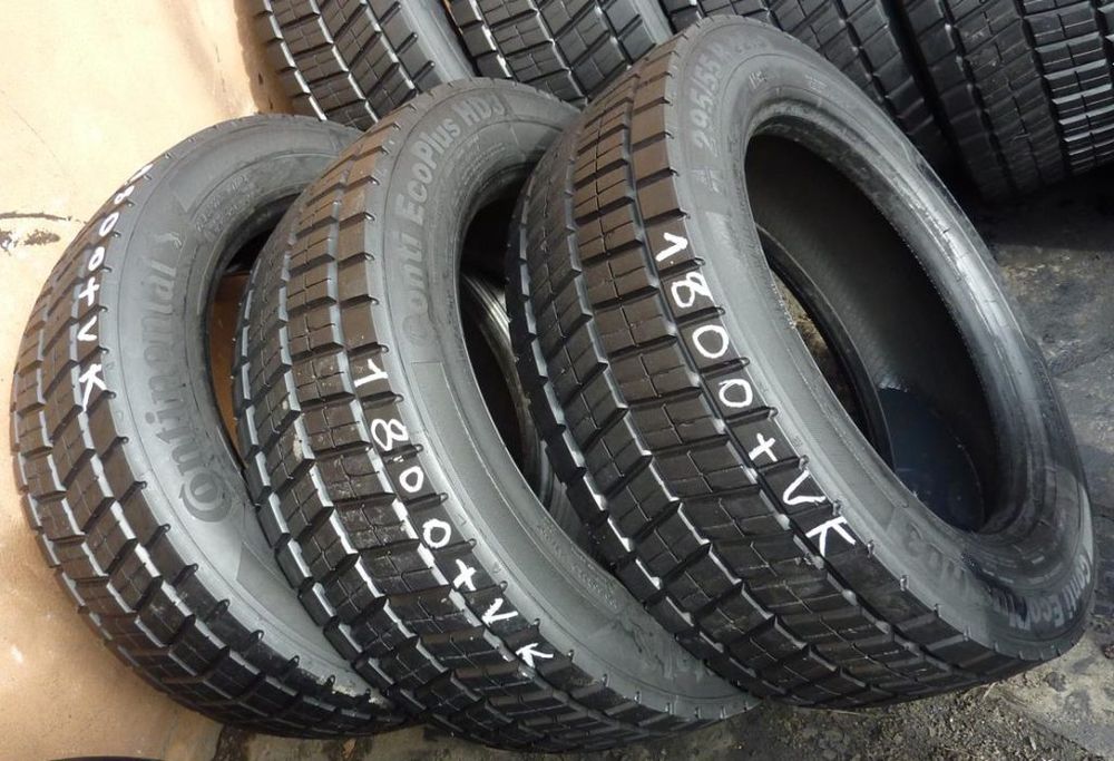 4x Opona używana ciężarowa 295/55R22.5 CONTINENTAL 300zł(szt.) C2053