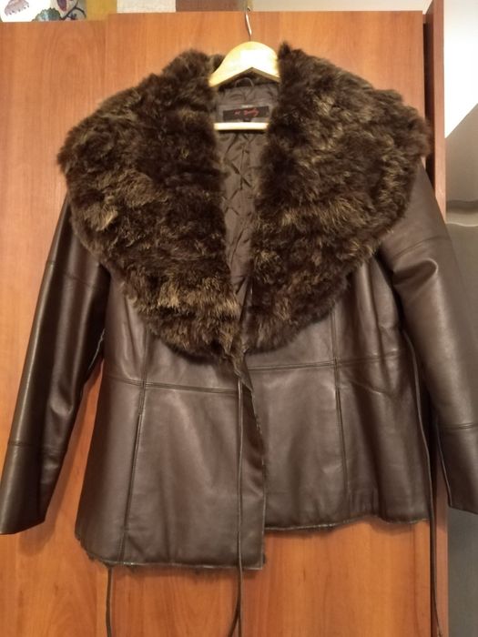 Шкіряний демі жакет