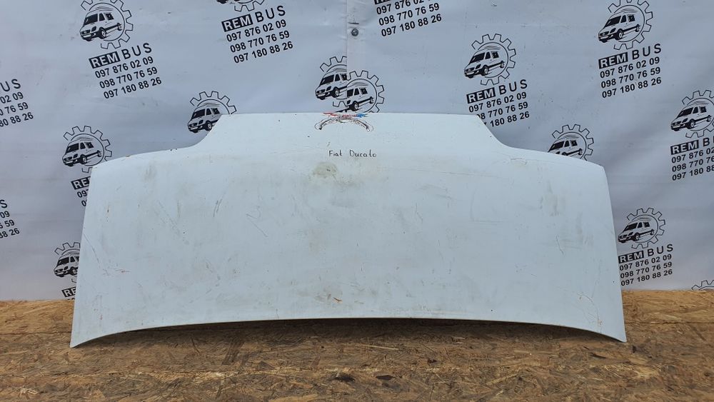Капот Fiat Ducato 1994-2006, фіат дукато білий