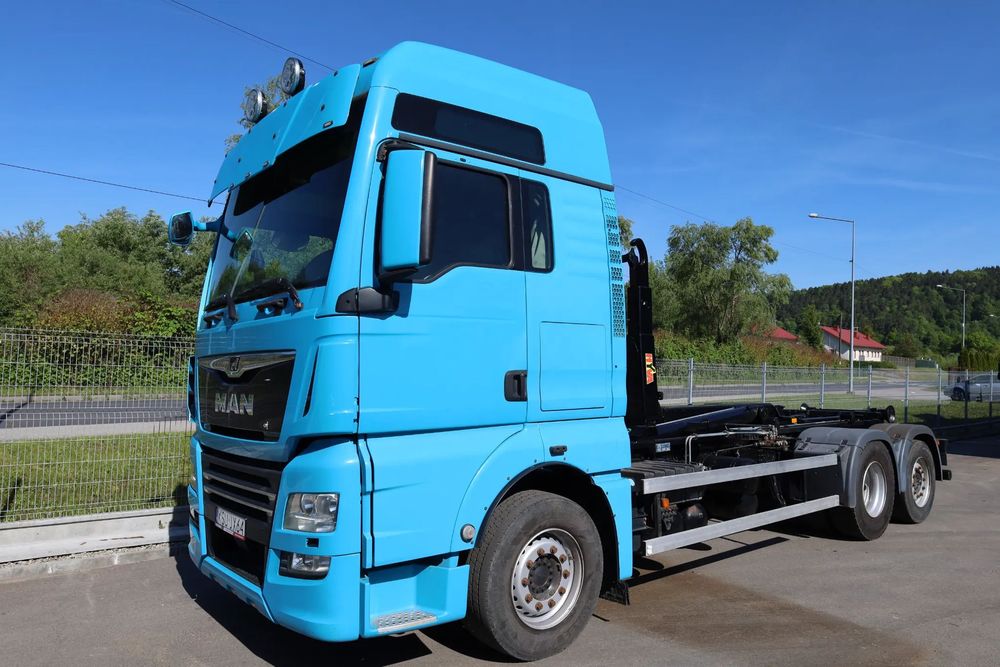 MAN TGX 26.500  MAN TGX 26.500 Hakowiec 6x2 HYVA / Pilot ! STAN IDEALNY ! UDT aktualne