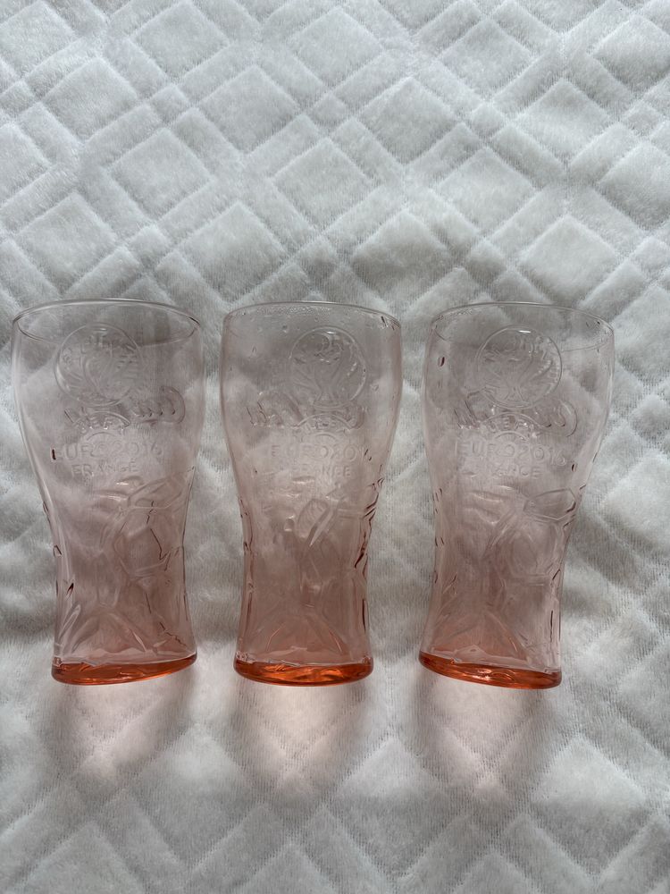 Zestaw 3 szklanek Coca Cola