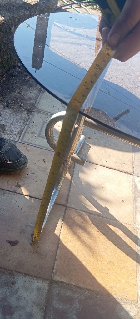 Mesa de centro  em vidro