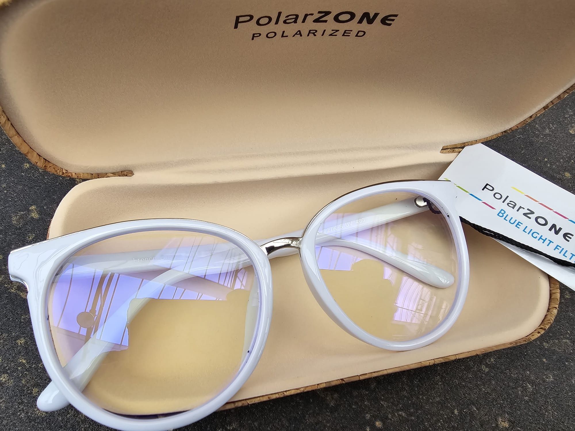 Polarzone okulary damskie zerówki modne nowe