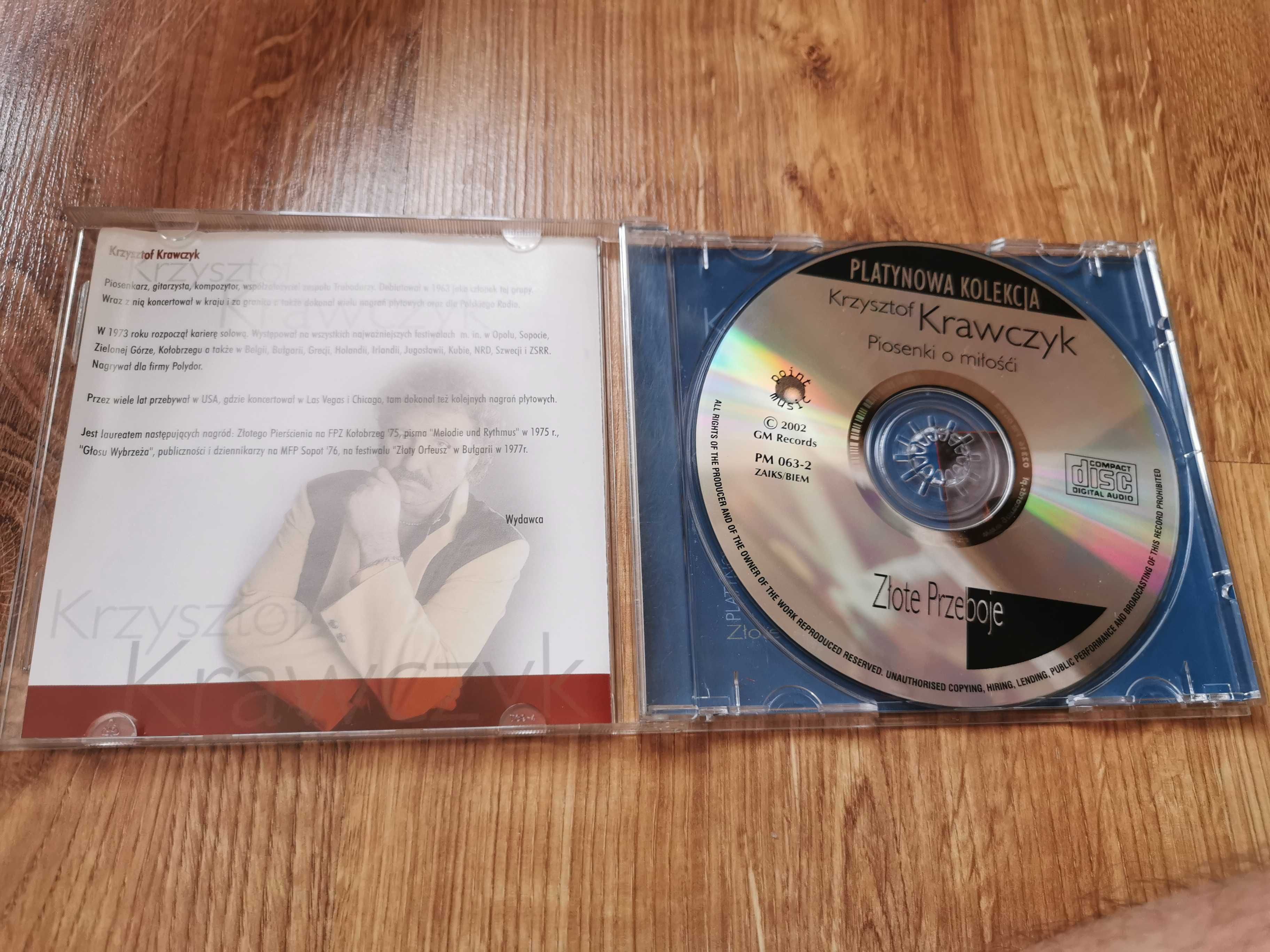 Krzysztof Krawczyk Piosenka o Miłości Platynowa Kolekcja CD