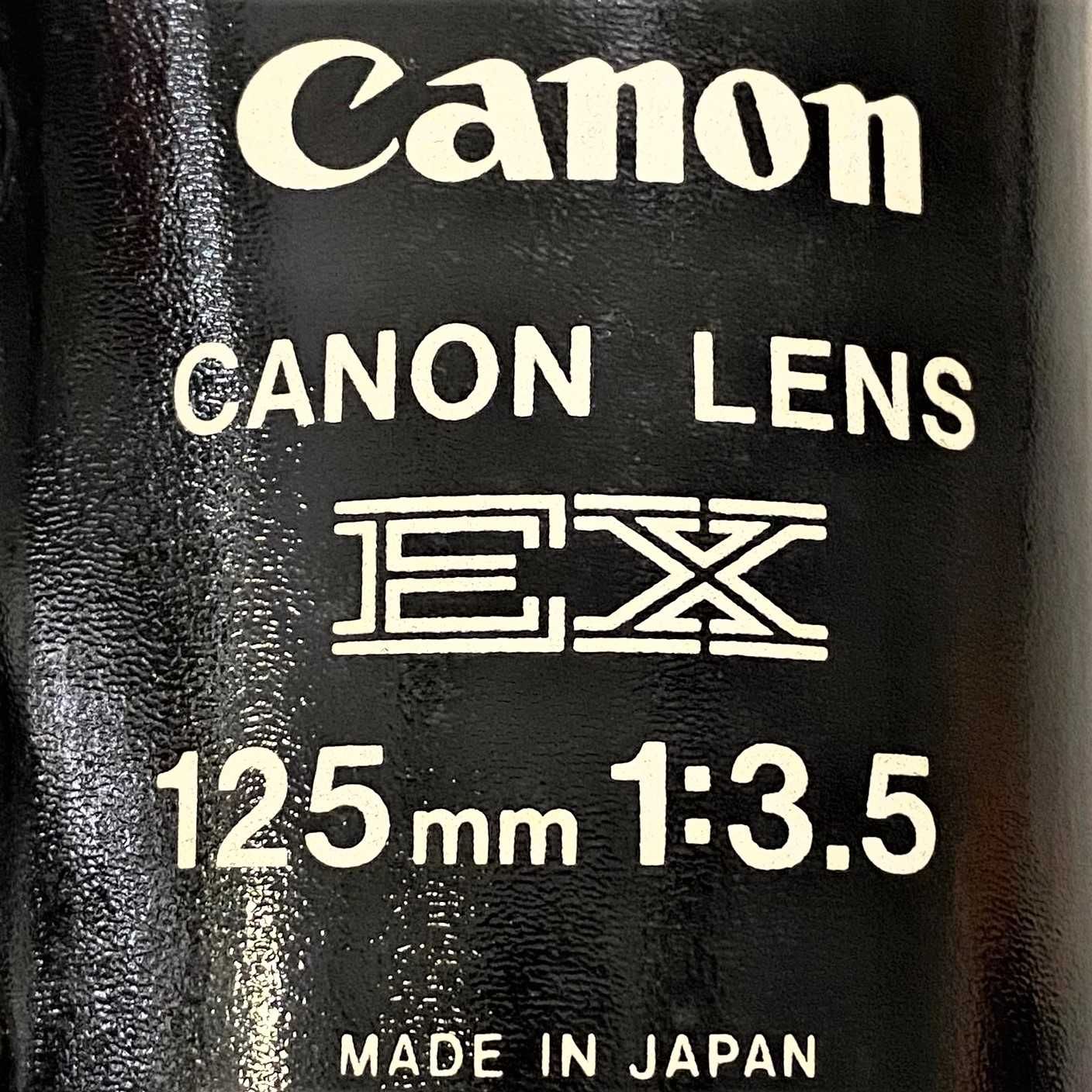 Objectiva Canon Lens EX 125mm 13.5