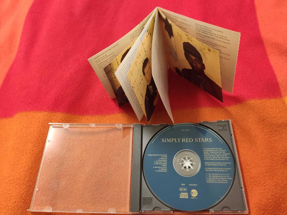 Продам европейский фирменный аудио-CD «Simply Red – Stars (1991)»