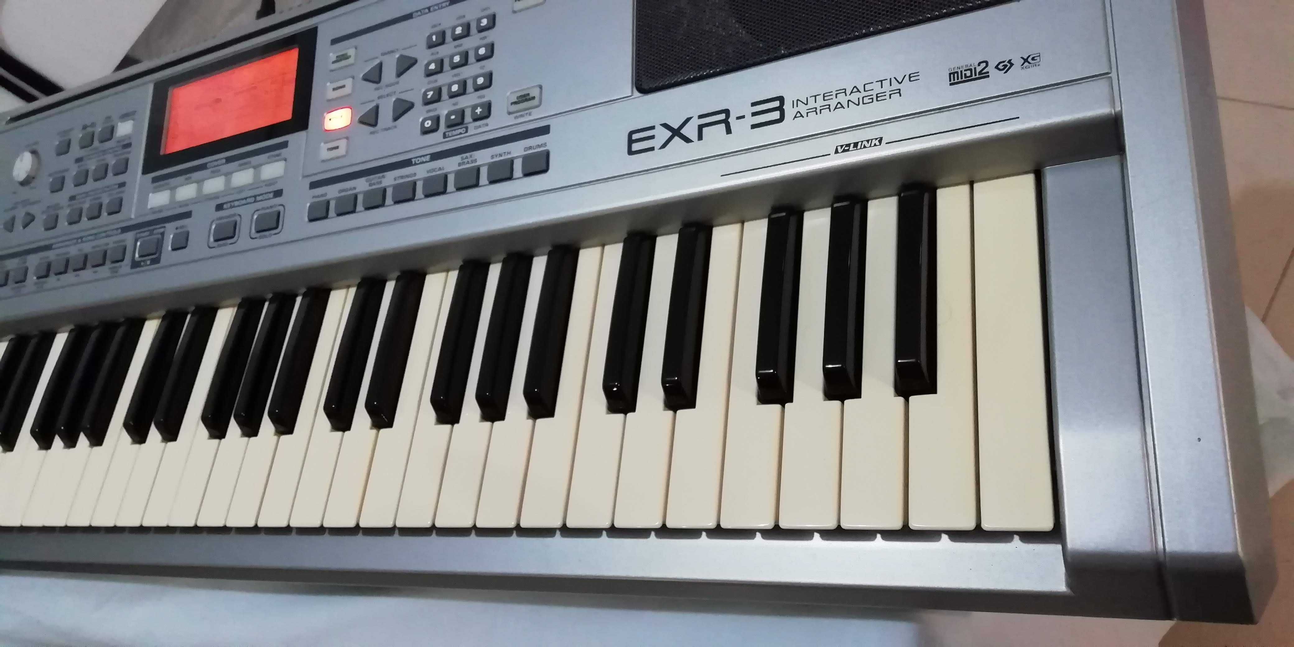 Teclado de arranjos Roland EXR-3 usado