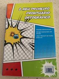 Livro como NOVO - "O Meu Primeiro Prontuário Ortográfico"